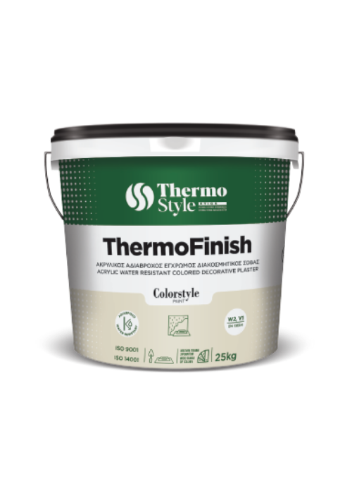 ThermoFinish - Έγχρωμος Ακρυλικός Σοβάς Τελικής Στρώσης σε Πάστα